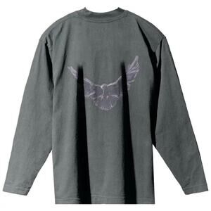 YZY GAP Dove Long Sleeve Tee Dark Green Large Yeezy GAP Oversized Top